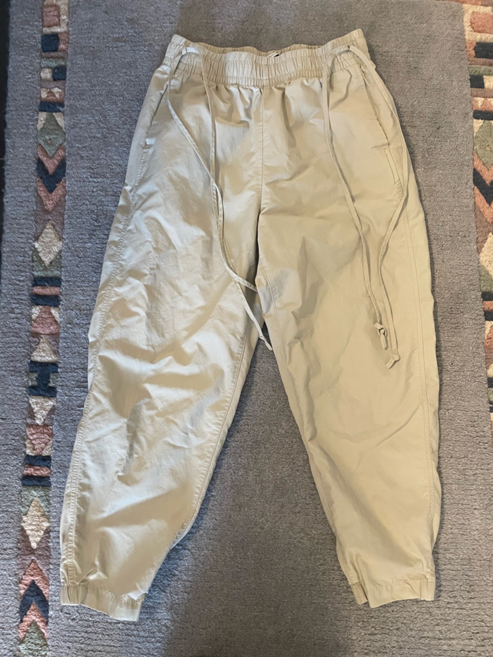 Urban Outfitters Women’s Lightweight Drawstring Pants in Beige